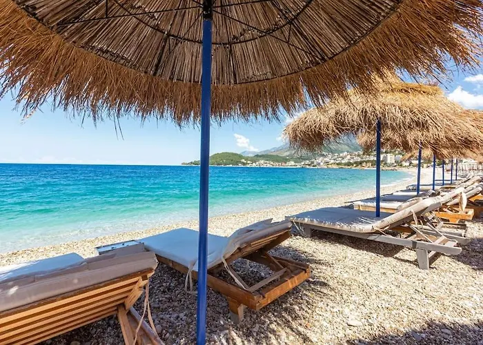 Apartament Potam'sea Bliss 31- Front, Sun Beds & Parking Himara